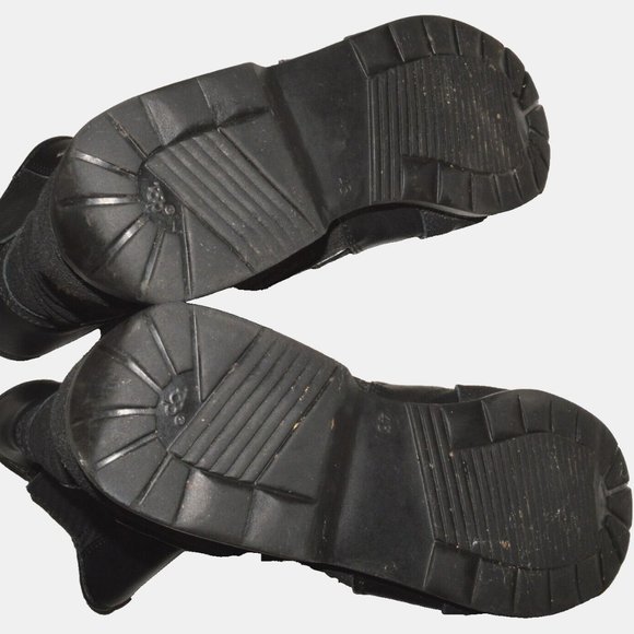 JOE ROCKET MENS SZ 9 43 EU BLACK FAUX LEATHER MOTORCYCLE MOTO BOOTS WATER RESIST main image 6